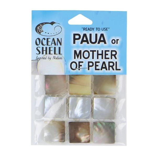 Ocean Shell Solid Paua Shell Mosaic Tiles- 9x15mm