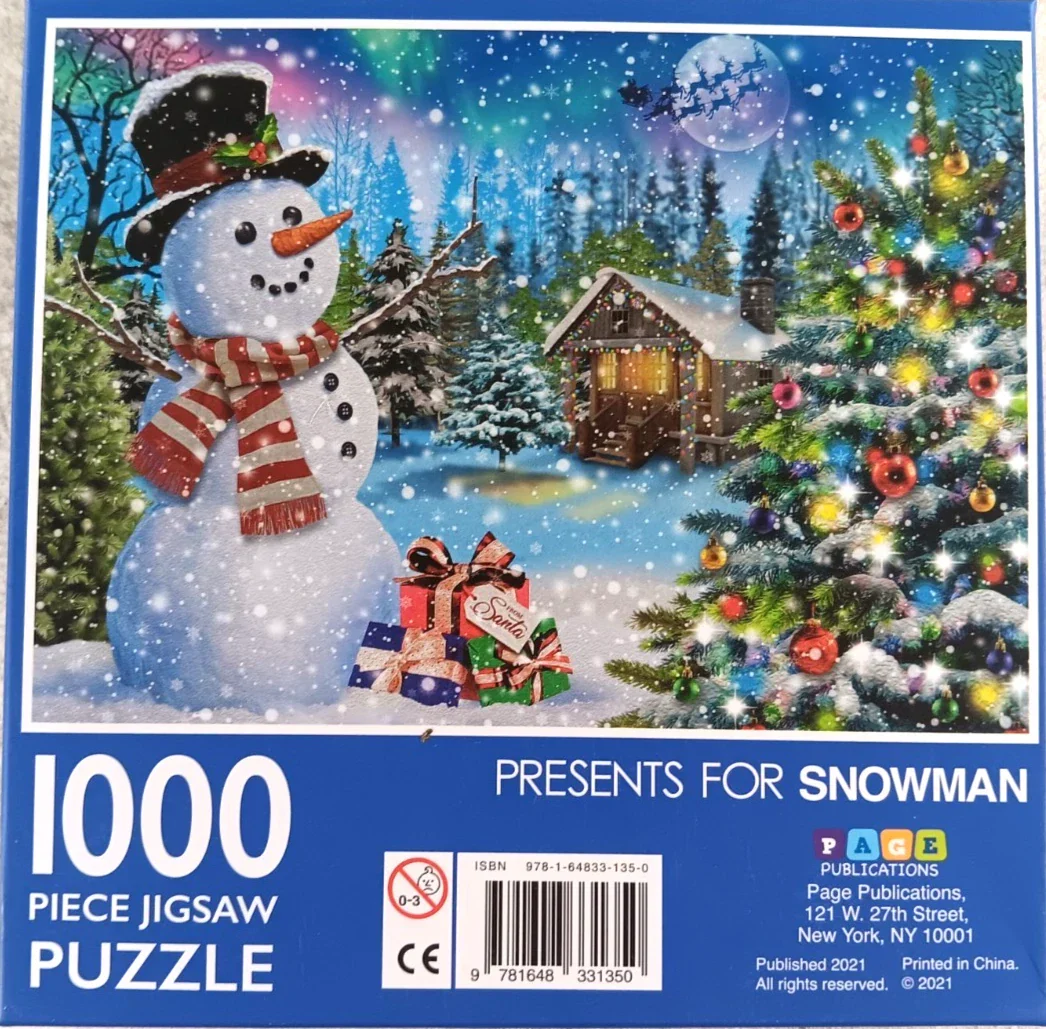 1000 Piece Jigsaw Puzzle, Presents For Snowman - Image 3