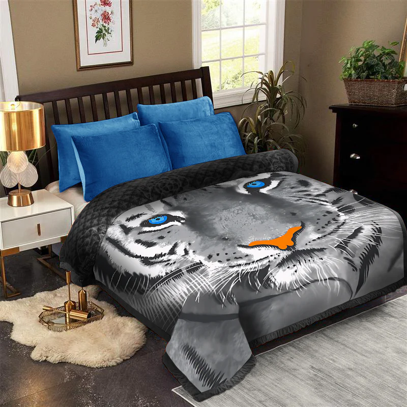 Formr Luxury Mink Blanket, Tiger- 2.1mx2.3m