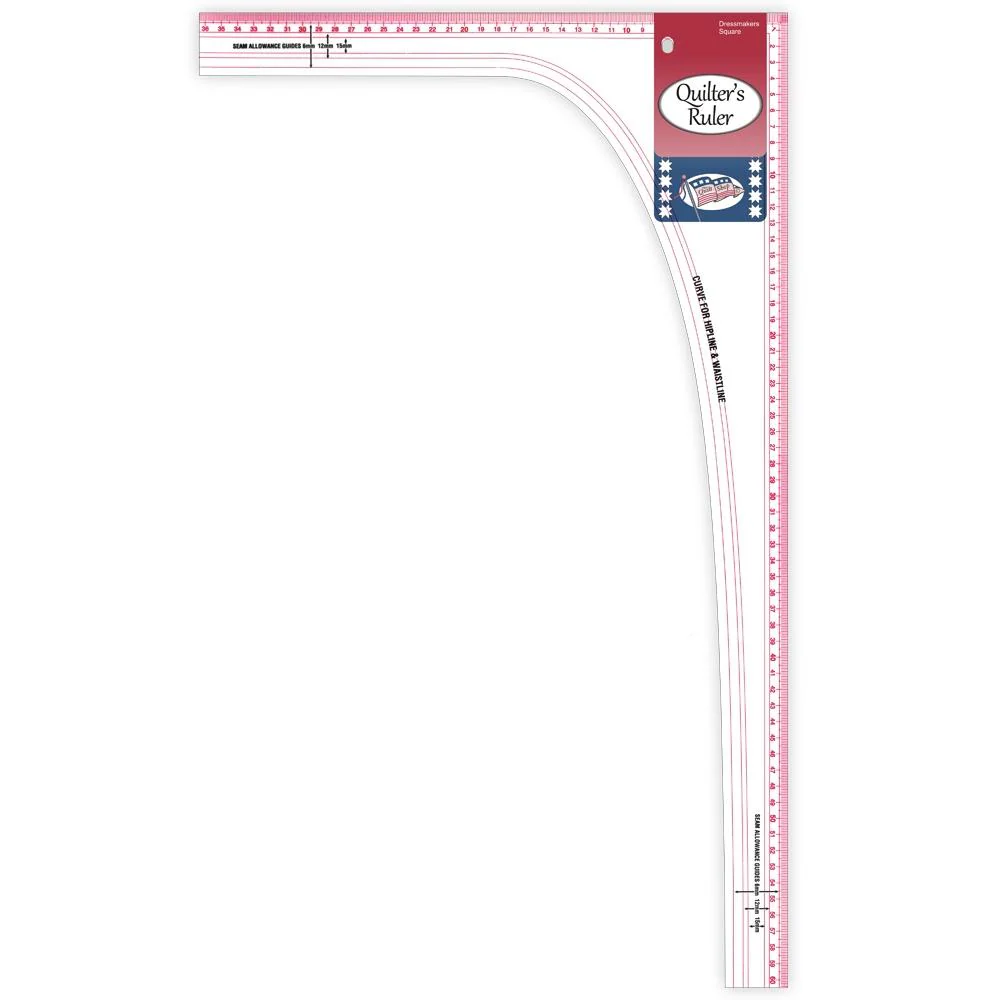 Sullivans Quilter's Ruler, Square Metric- 36.5x60.5cm