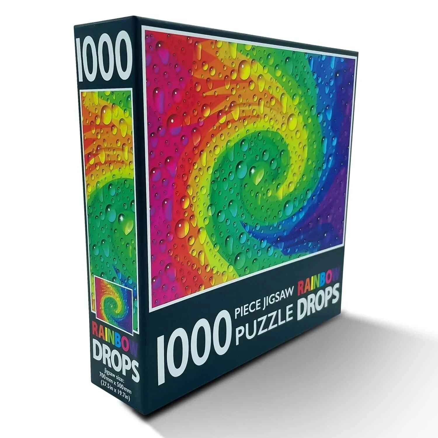 1000 Piece Jigsaw Puzzle, Rainbow Drops - Image 2