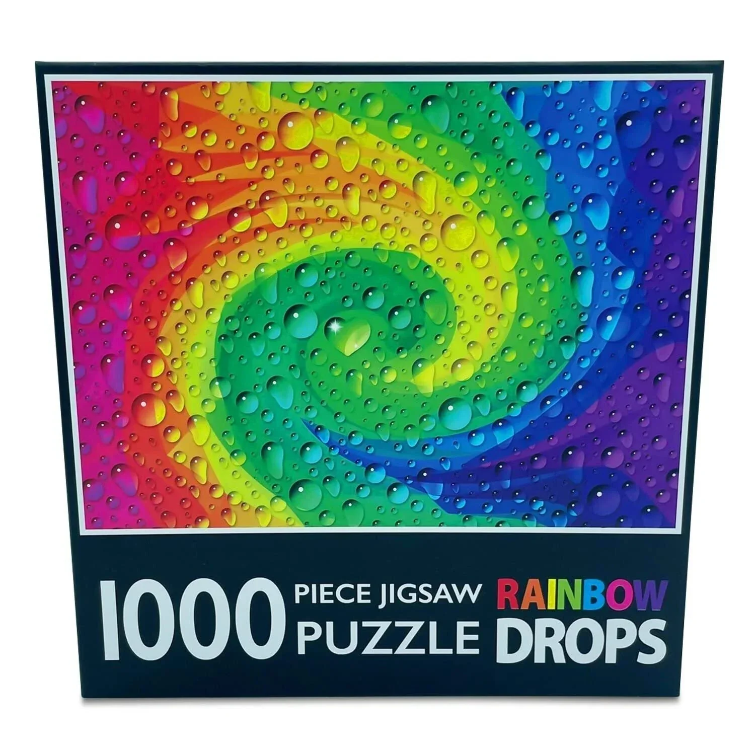 1000 Piece Jigsaw Puzzle, Rainbow Drops - Image 4