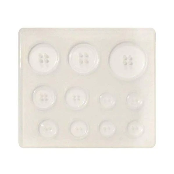 Ribtex Resin Silicon Mould, Buttons - Image 2