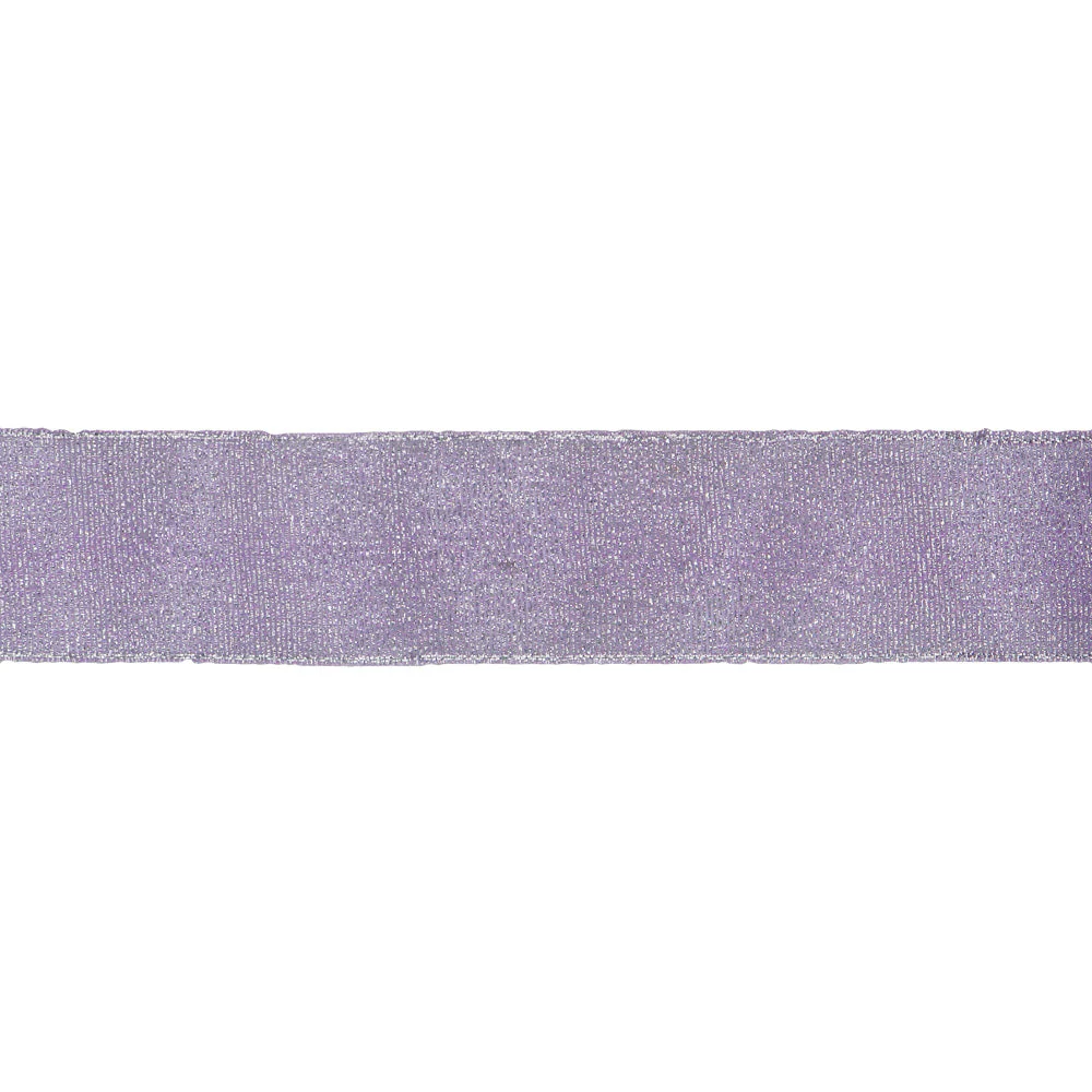 Sullivans Organza, Lilac Silver Metallic- 38mmx4m - Image 2