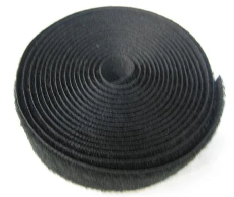 Hook & Loop Sew On, Black- Width 25mm