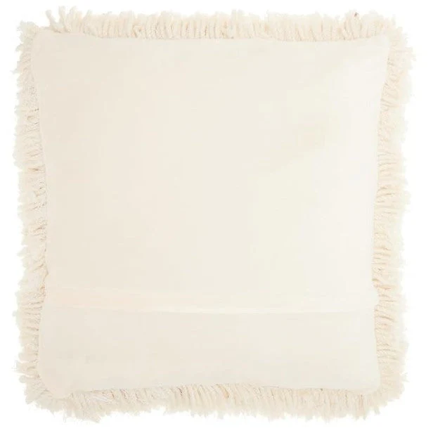 Mina Victory Shaggy Cushion, Cream- 50.8cmx50.8cm - Image 3