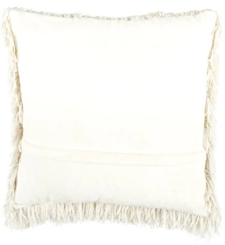 Mina Victory Shaggy Cushion, Ivory- 50.8cmx50.8cm - Image 4