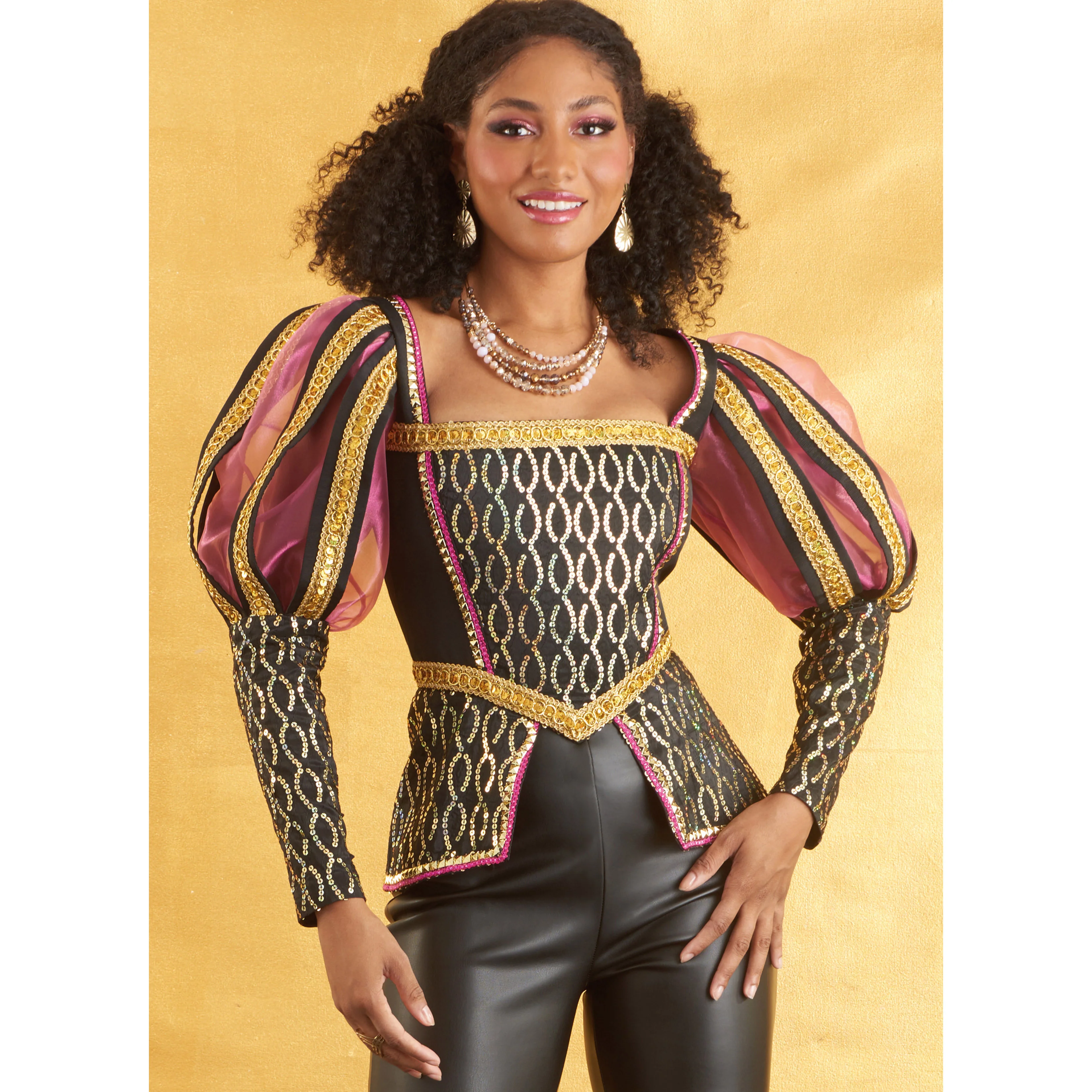 Simplicity Pattern S9627 Misses' Costume Tops - Image 6