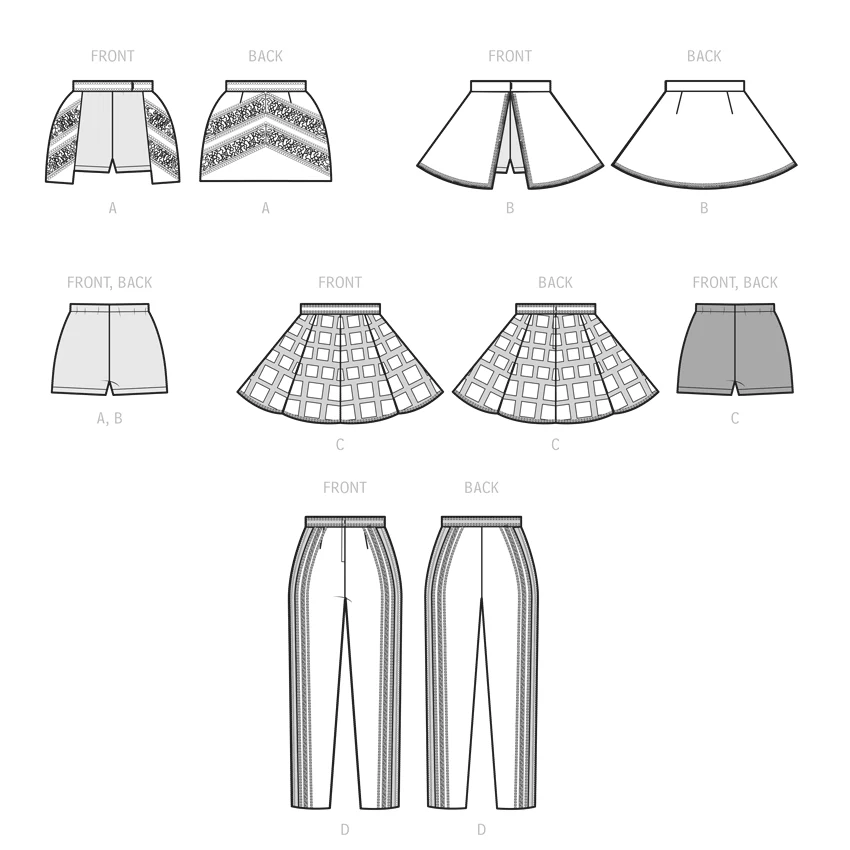 Simplicity Pattern S9628 Misses' Costume Bottoms - Image 10