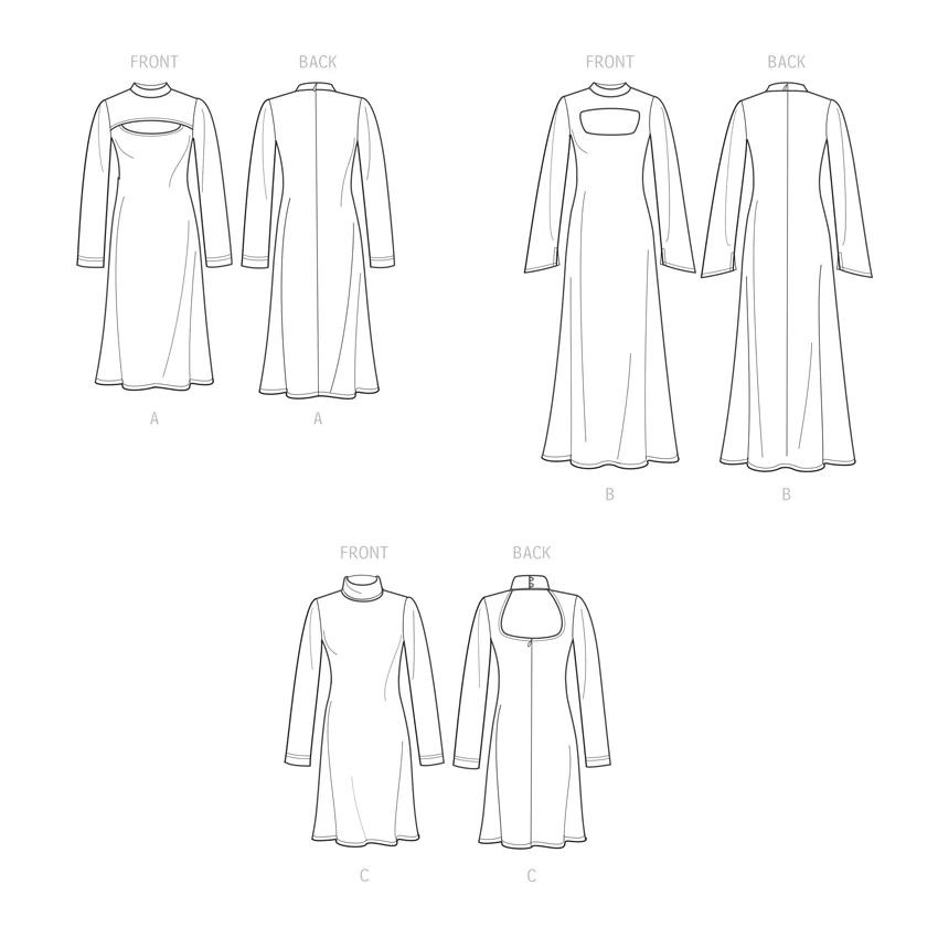 Simplicity Pattern S9644 Misses' Women's Knit Dress - Image 10