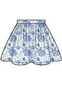 Simplicity Pattern SS3044 Children's and Girls' Skirts, Jacket and Knit Top - Image 5