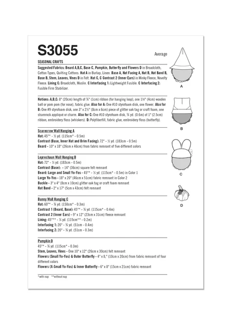 Simplicity Pattern SS3055 Holiday Craft - Image 5