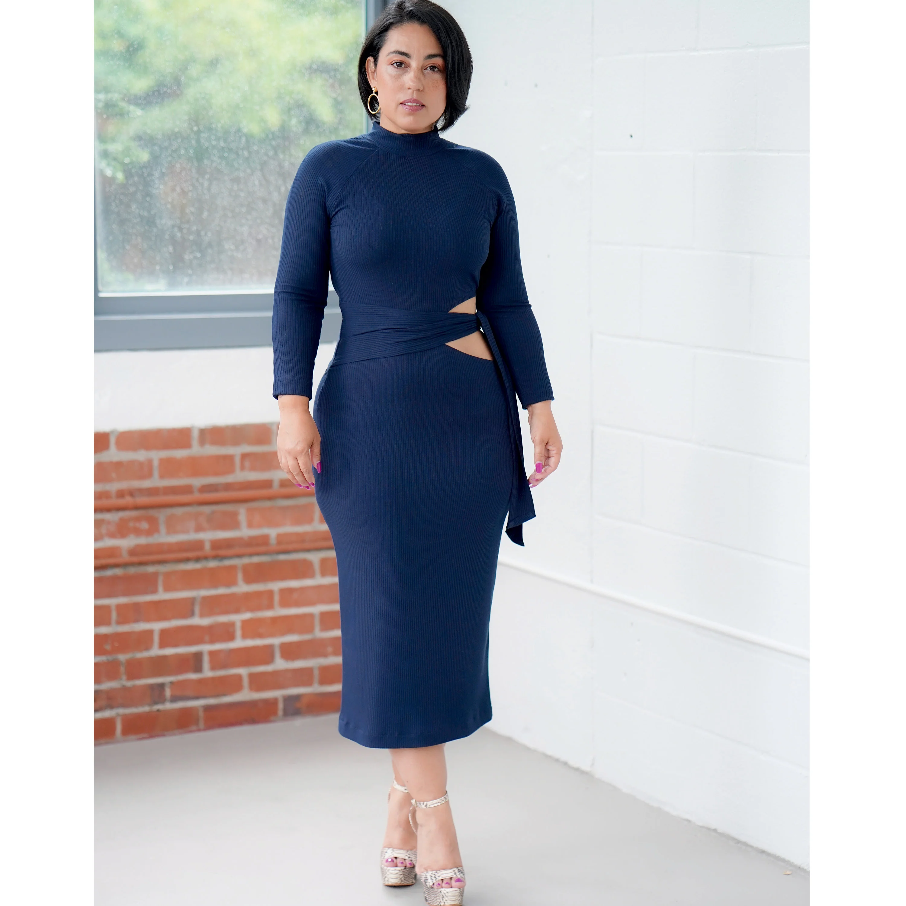Simplicity Pattern 9370 Misses Knit Dress - Image 2