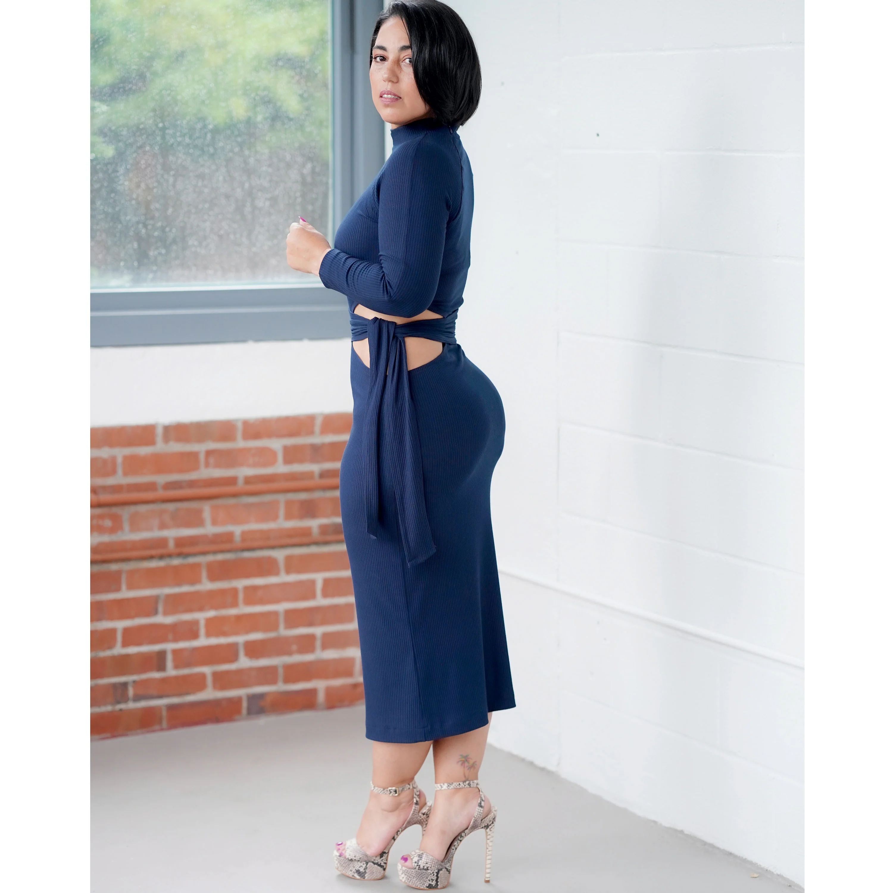 Simplicity Pattern 9370 Misses Knit Dress - Image 3