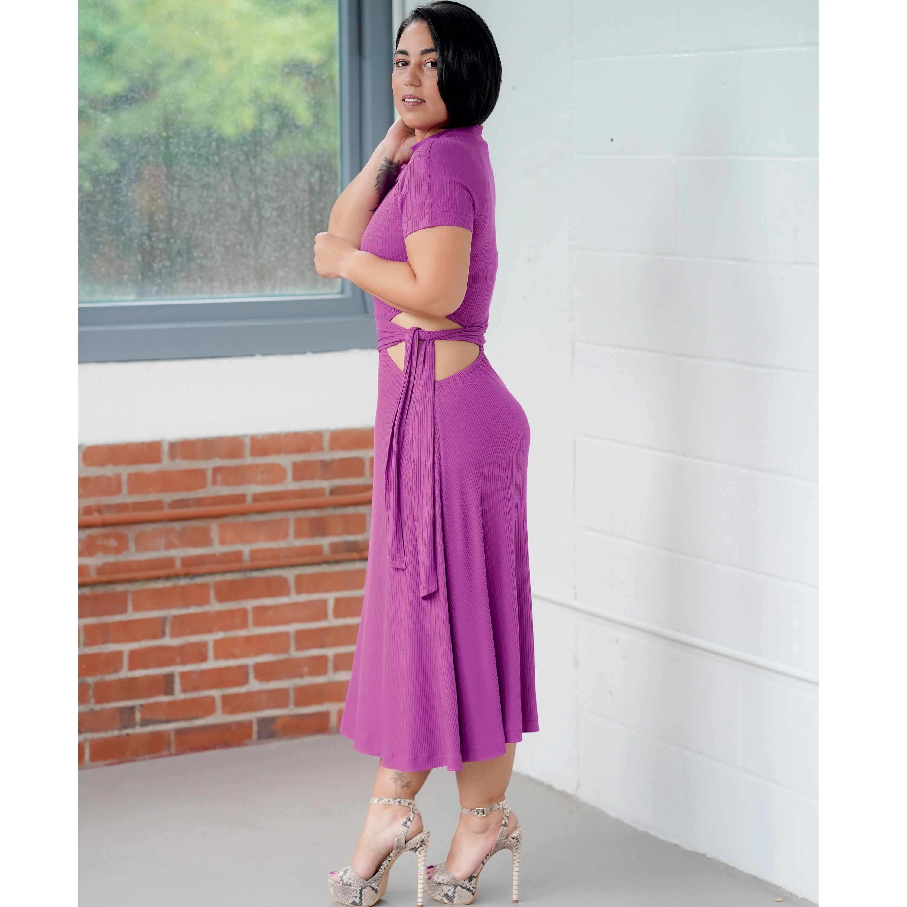 Simplicity Pattern 9370 Misses Knit Dress - Image 4