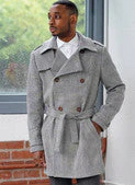 Simplicity Pattern 9389 Men's Trench Coat in Two Lengths - Image 2