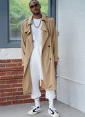 Simplicity Pattern 9389 Men's Trench Coat in Two Lengths - Image 3