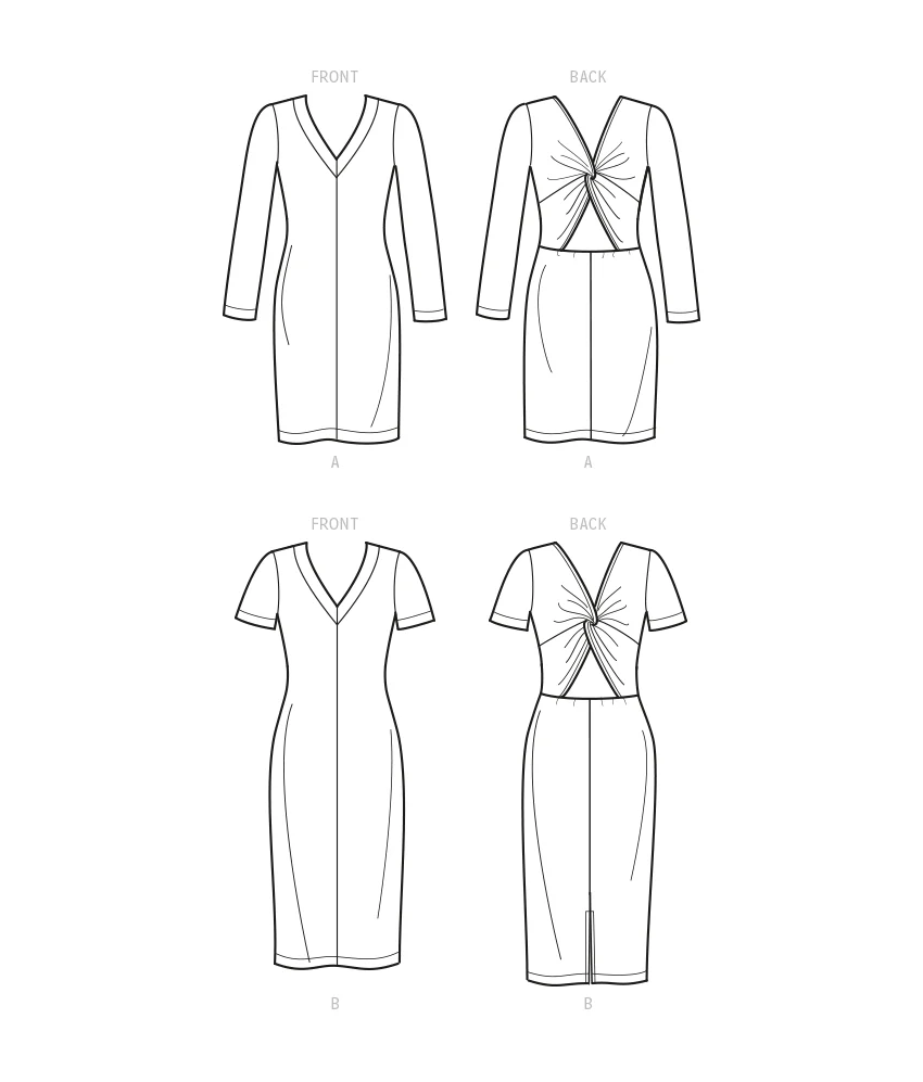 Simplicity Pattern SS9598 Misses' Knit Dresses by Mimi G - Image 2