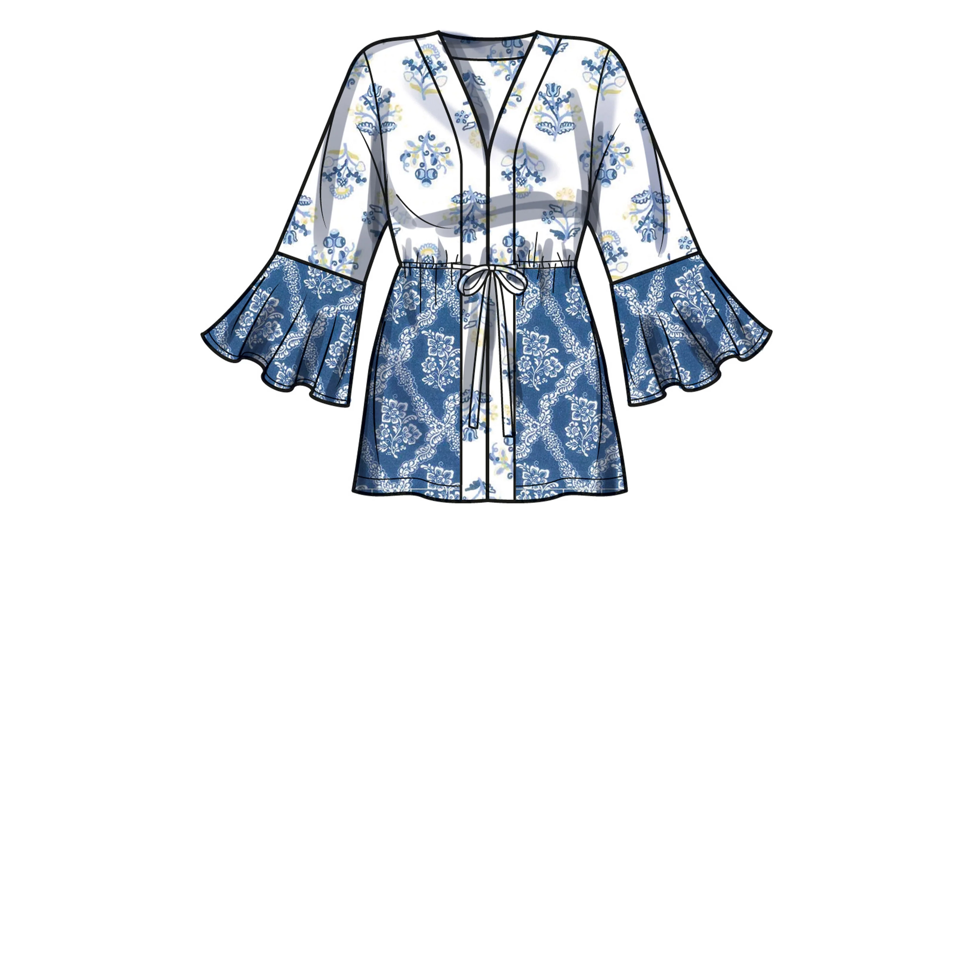 Simplicity Pattern SS9603 Women's Caftans and Wraps - Image 4