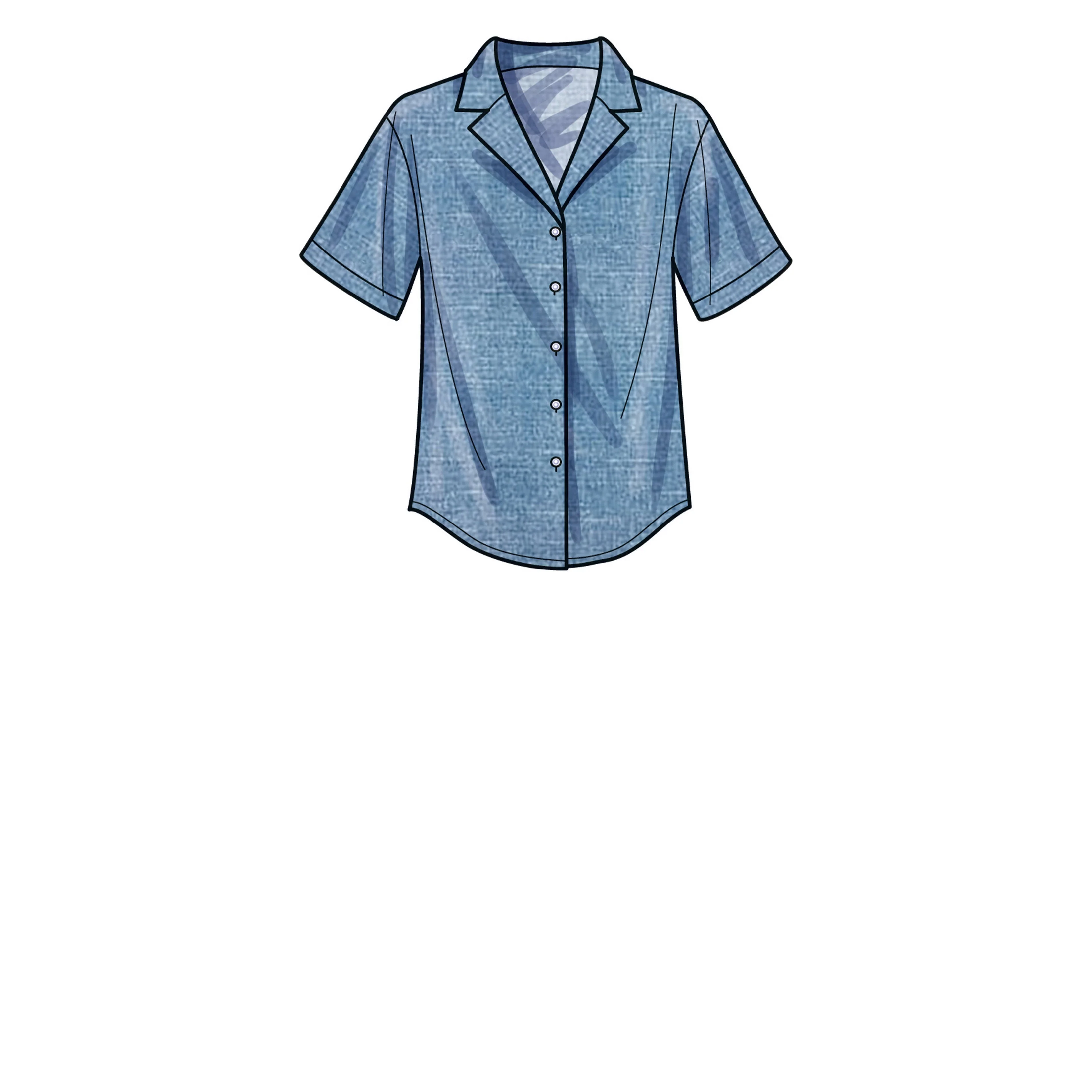 Simplicity Pattern SS9610 Misses' Set of Tops, Cropped Pants and Shorts - Image 4