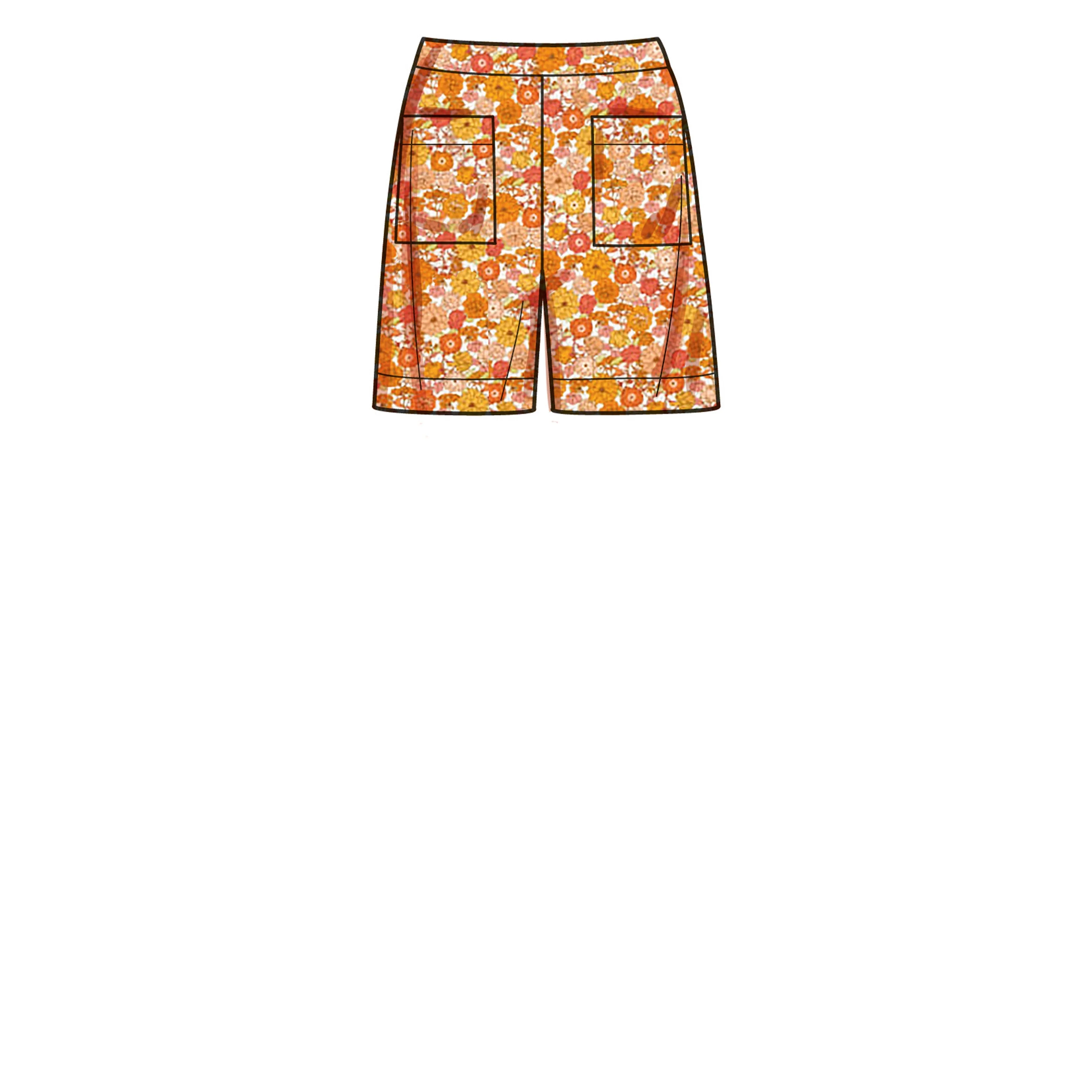 Simplicity Pattern SS9610 Misses' Set of Tops, Cropped Pants and Shorts - Image 7