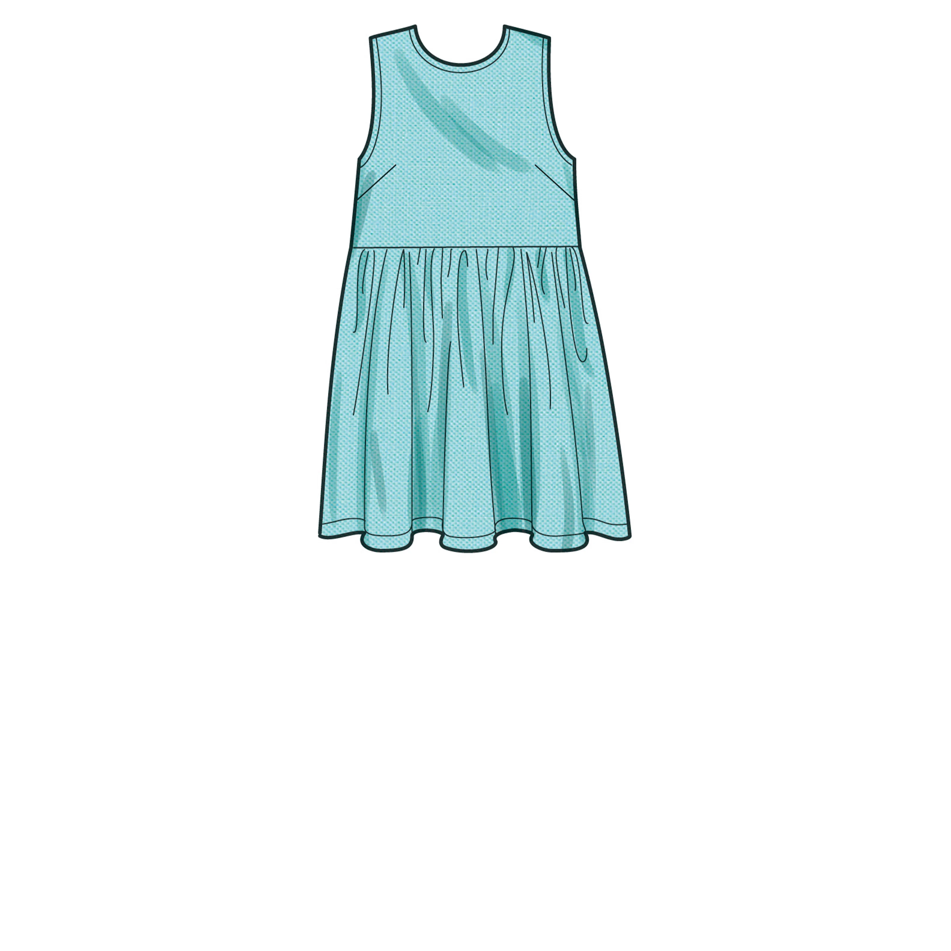 Simplicity Pattern SS9611 Misses' Tunic, Cropped Top, Pants and Shorts - Image 4