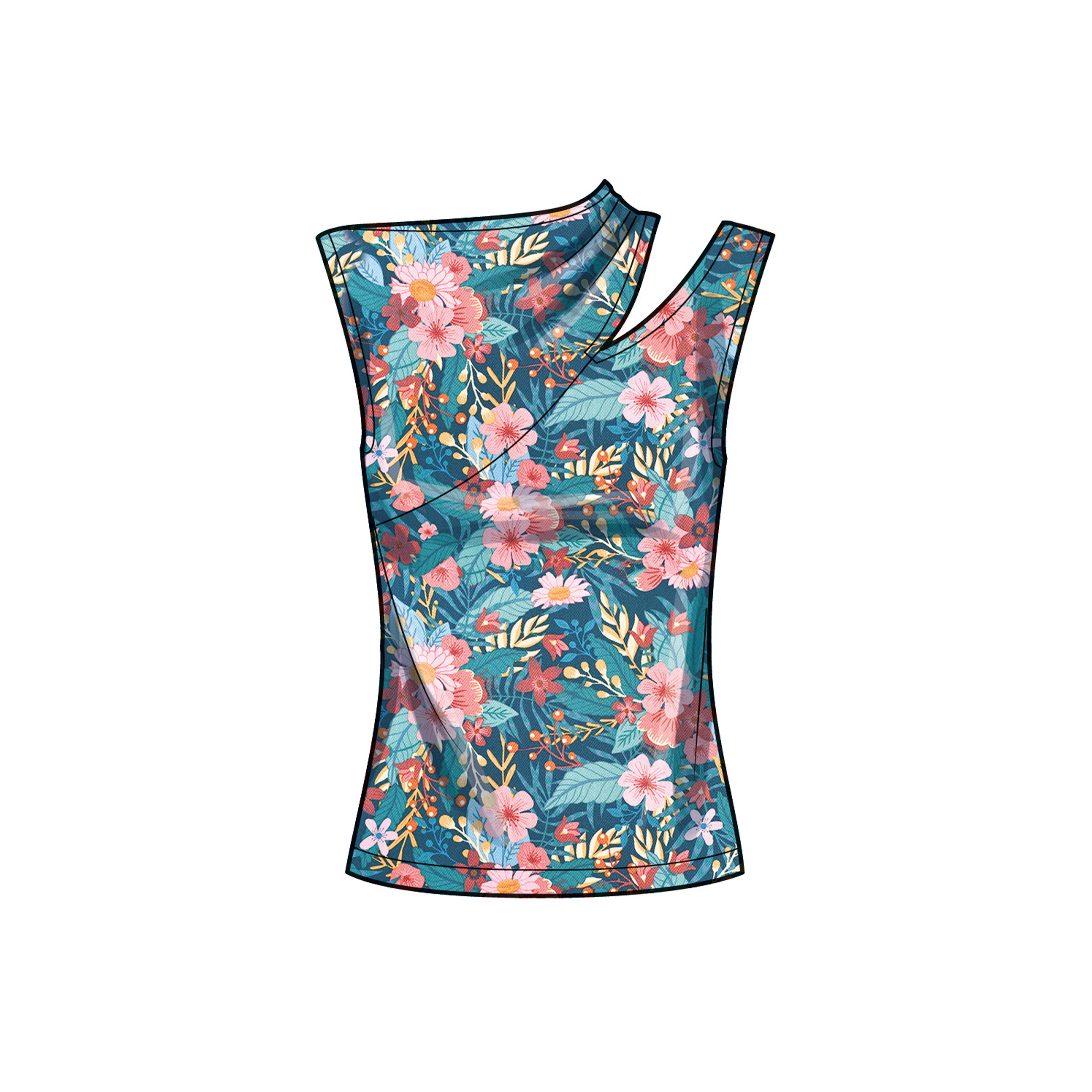 Simplicity Pattern S9679 Misses Top/Vest - Image 7