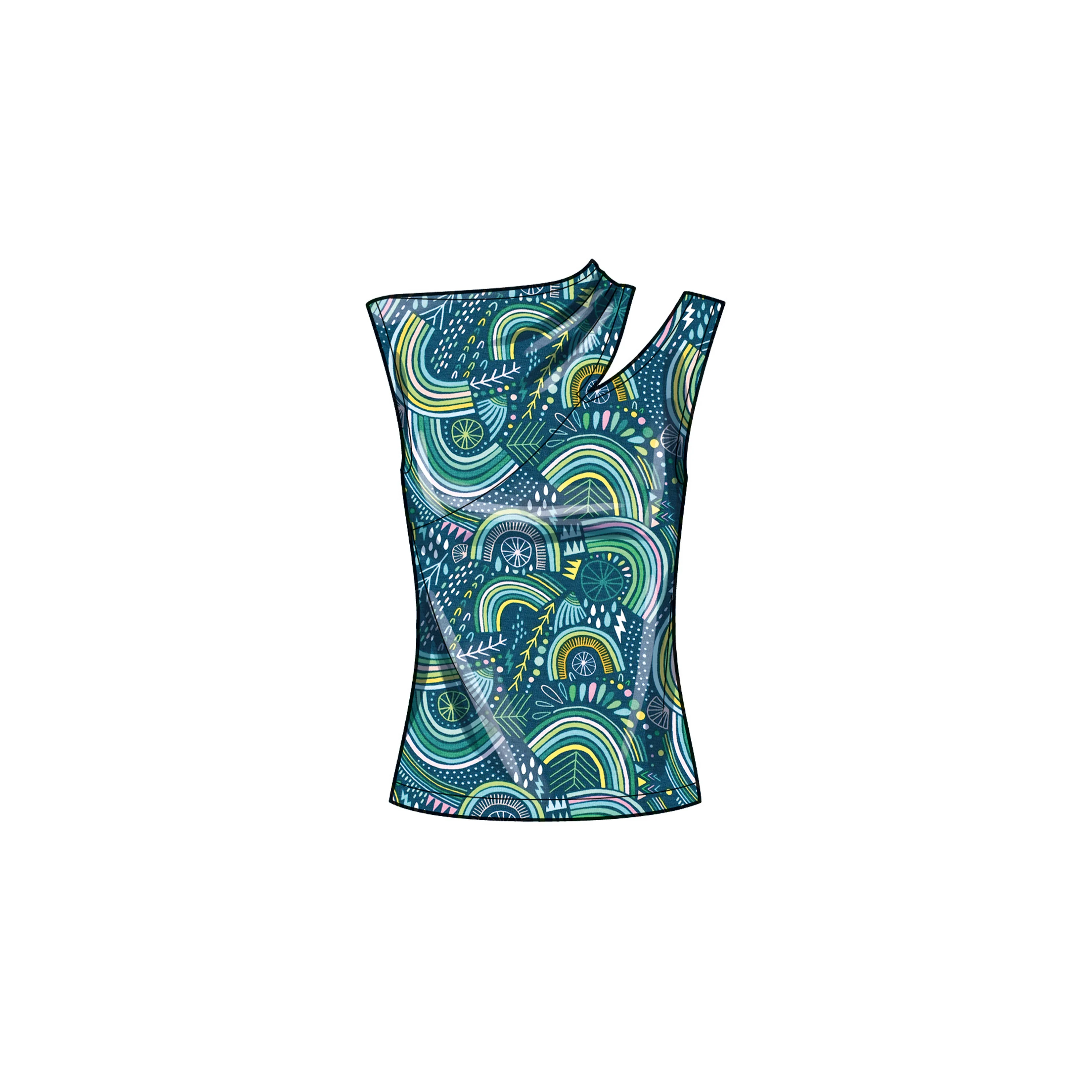 Simplicity Pattern S9680 Plus Size Top/Vest - Image 6