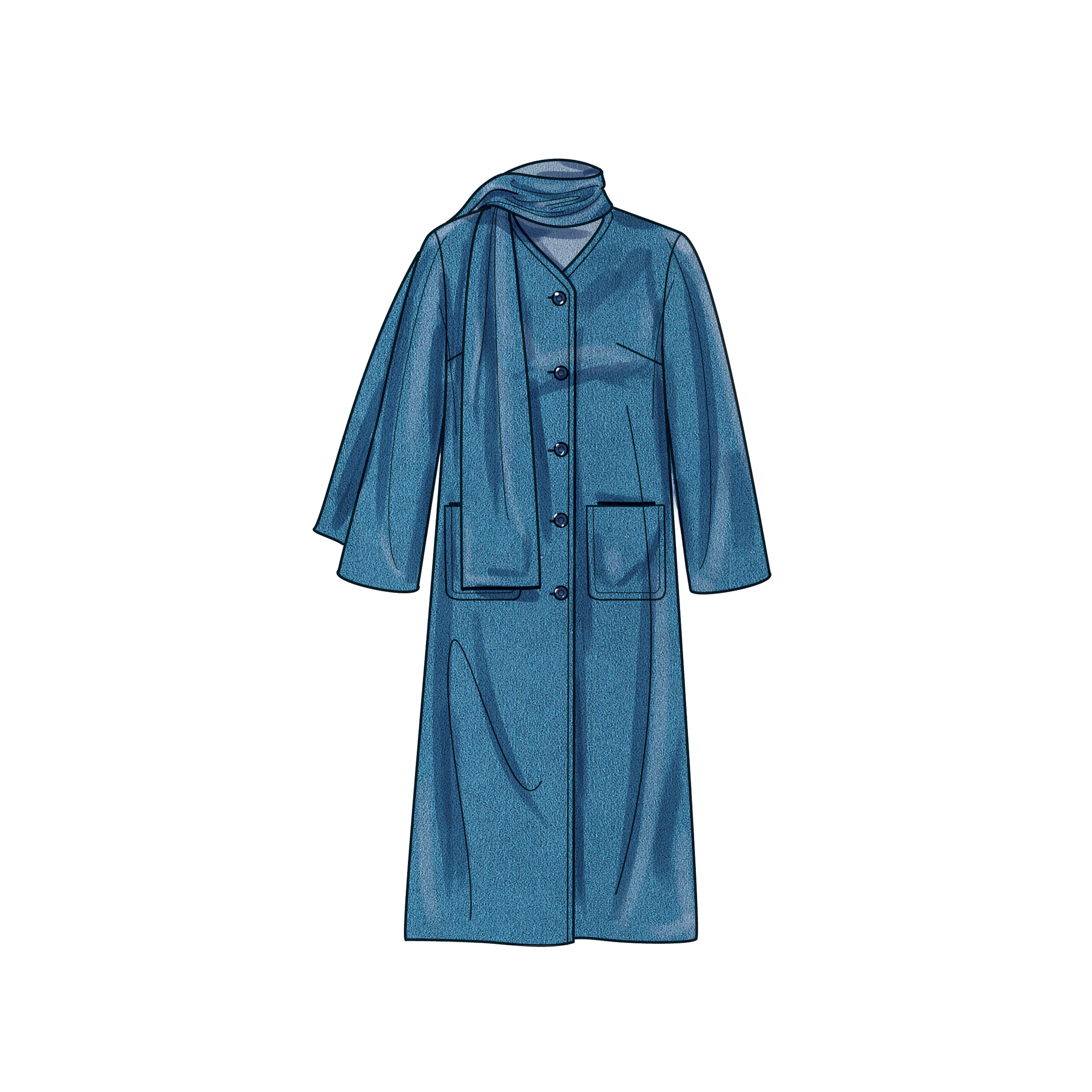 Simplicity Pattern SS9686 Plus Size Jacket/Coat - Image 4
