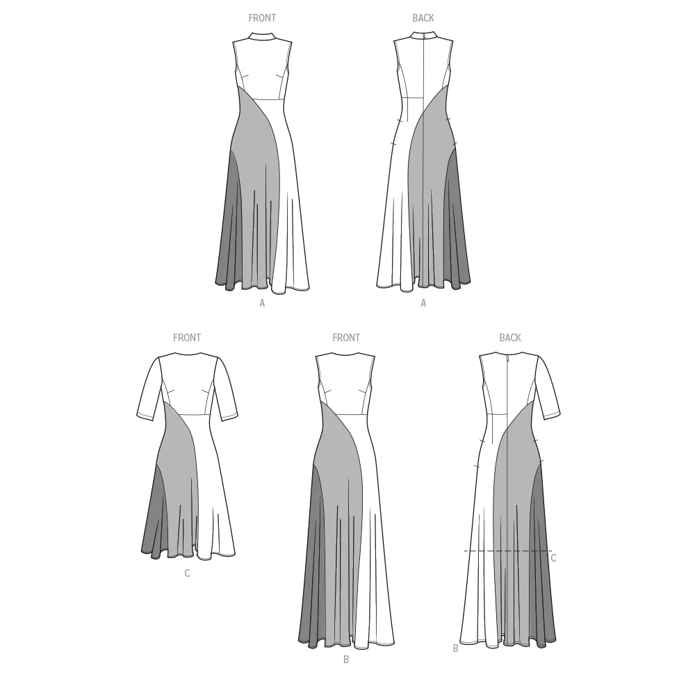 Simplicity Pattern 9887 Plus Size Dress - Image 5