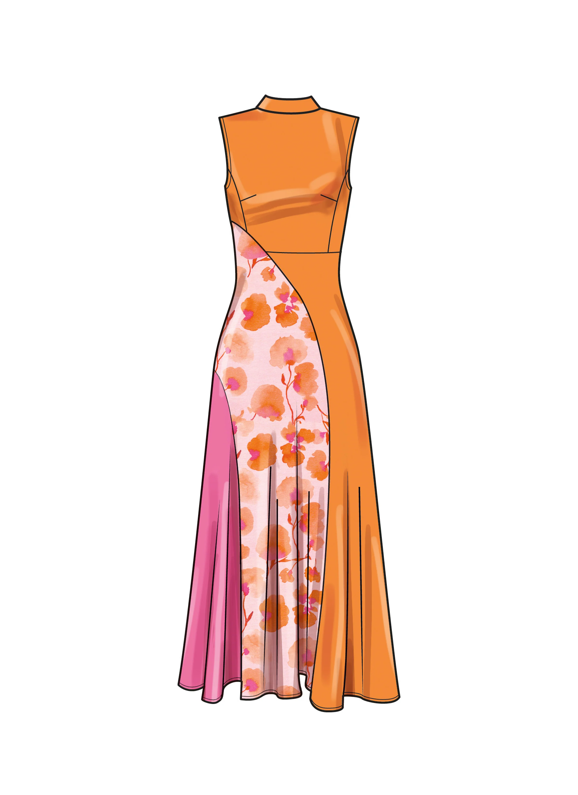 Simplicity Pattern 9887 Plus Size Dress - Image 7