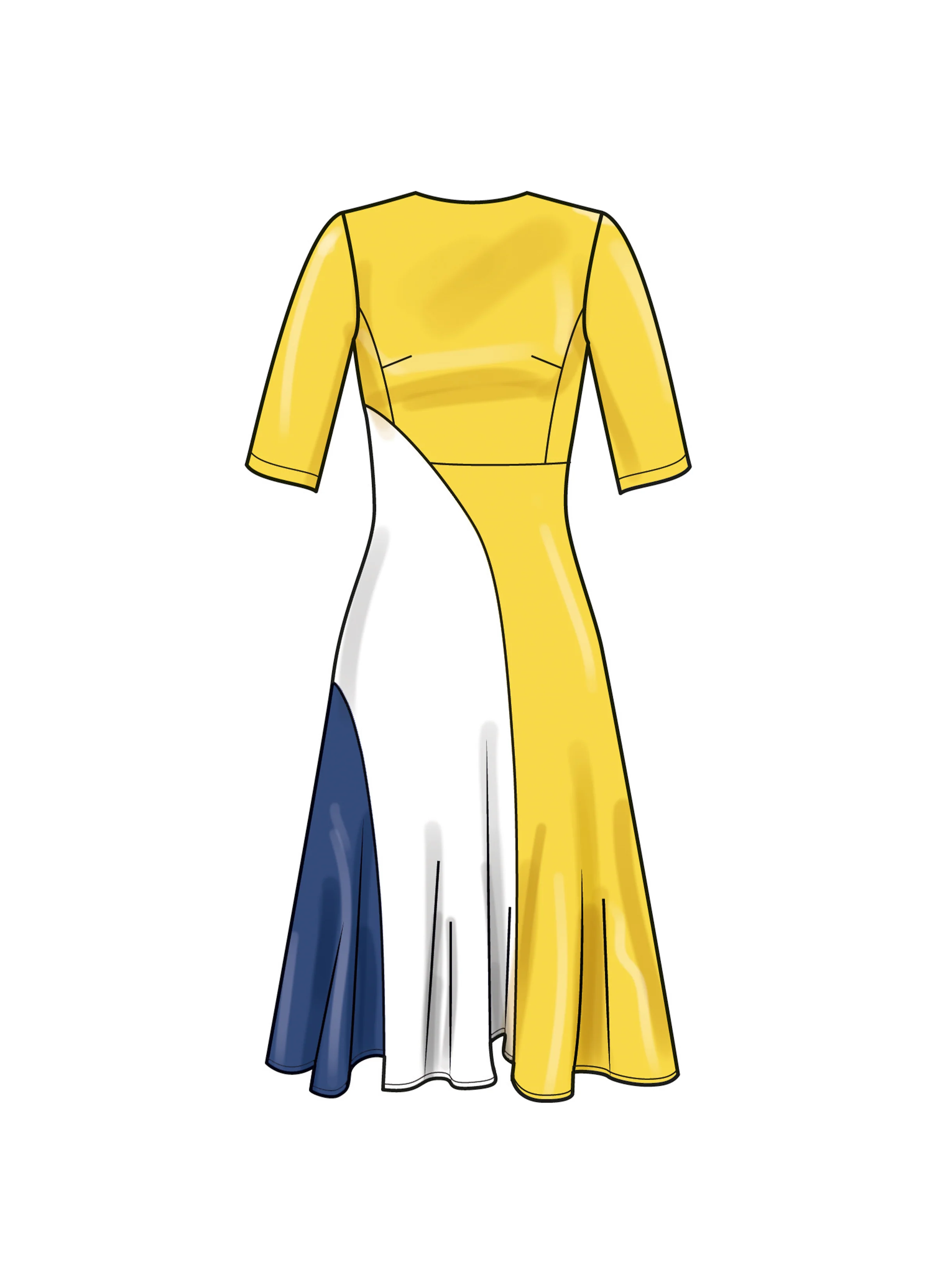 Simplicity Pattern 9887 Plus Size Dress - Image 9