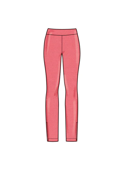 Simplicity Pattern 9895 Misses' and Women's Jacket and Knit Leggings - Image 5