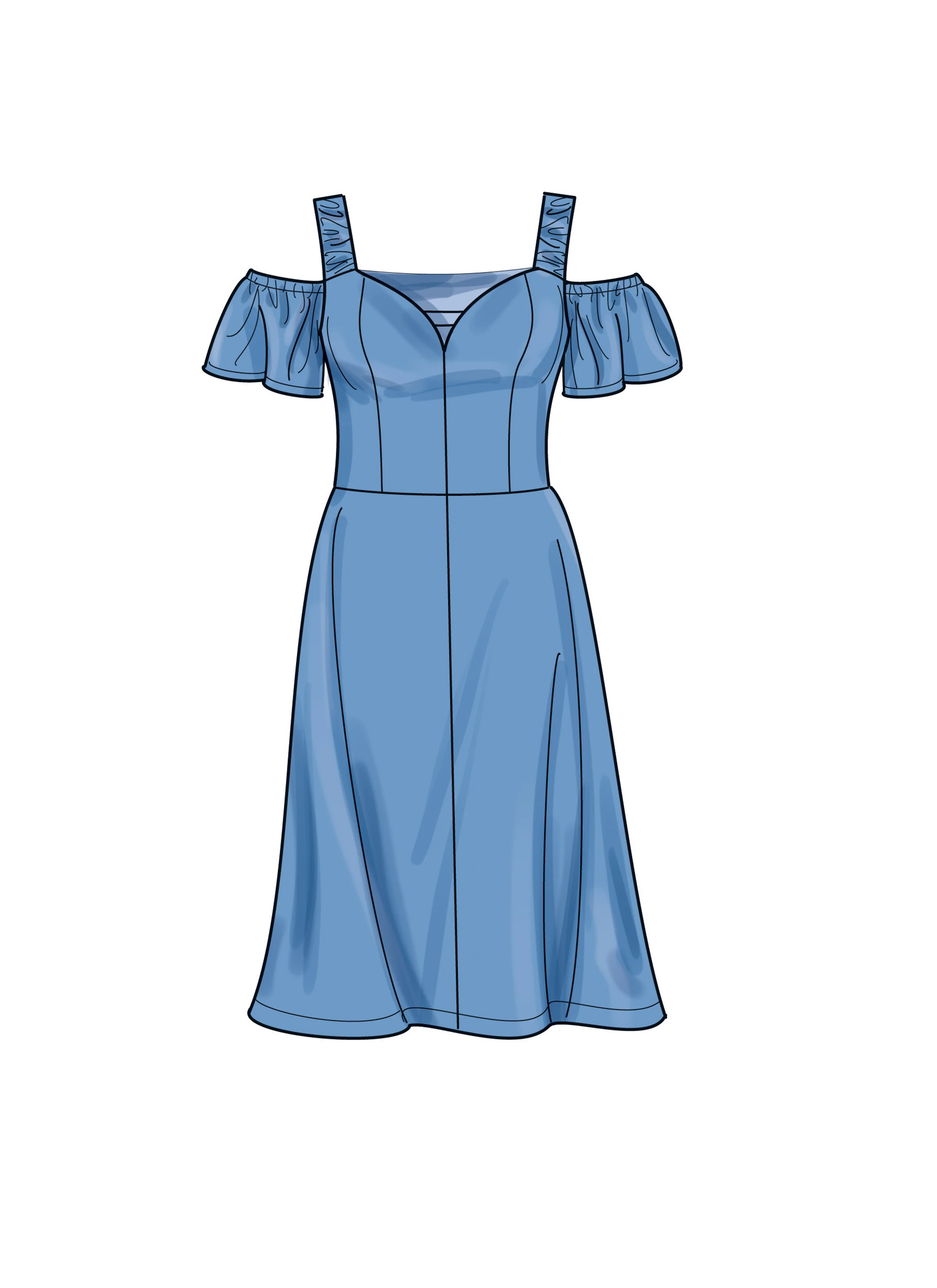 Simplicity Pattern S9919 Plus Size Dress - Image 5