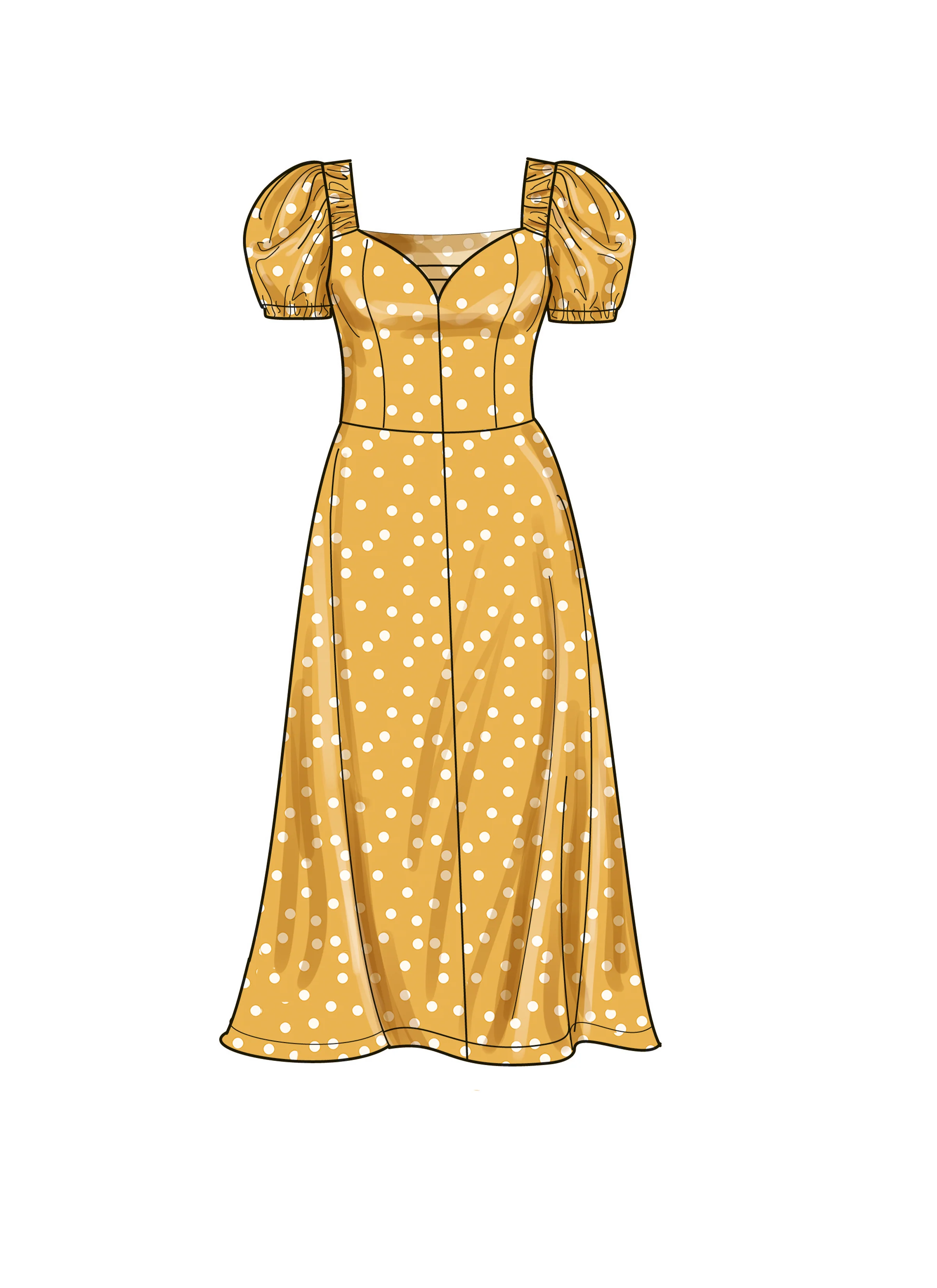 Simplicity Pattern S9919 Plus Size Dress - Image 6