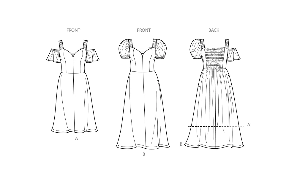 Simplicity Pattern S9919 Plus Size Dress - Image 7