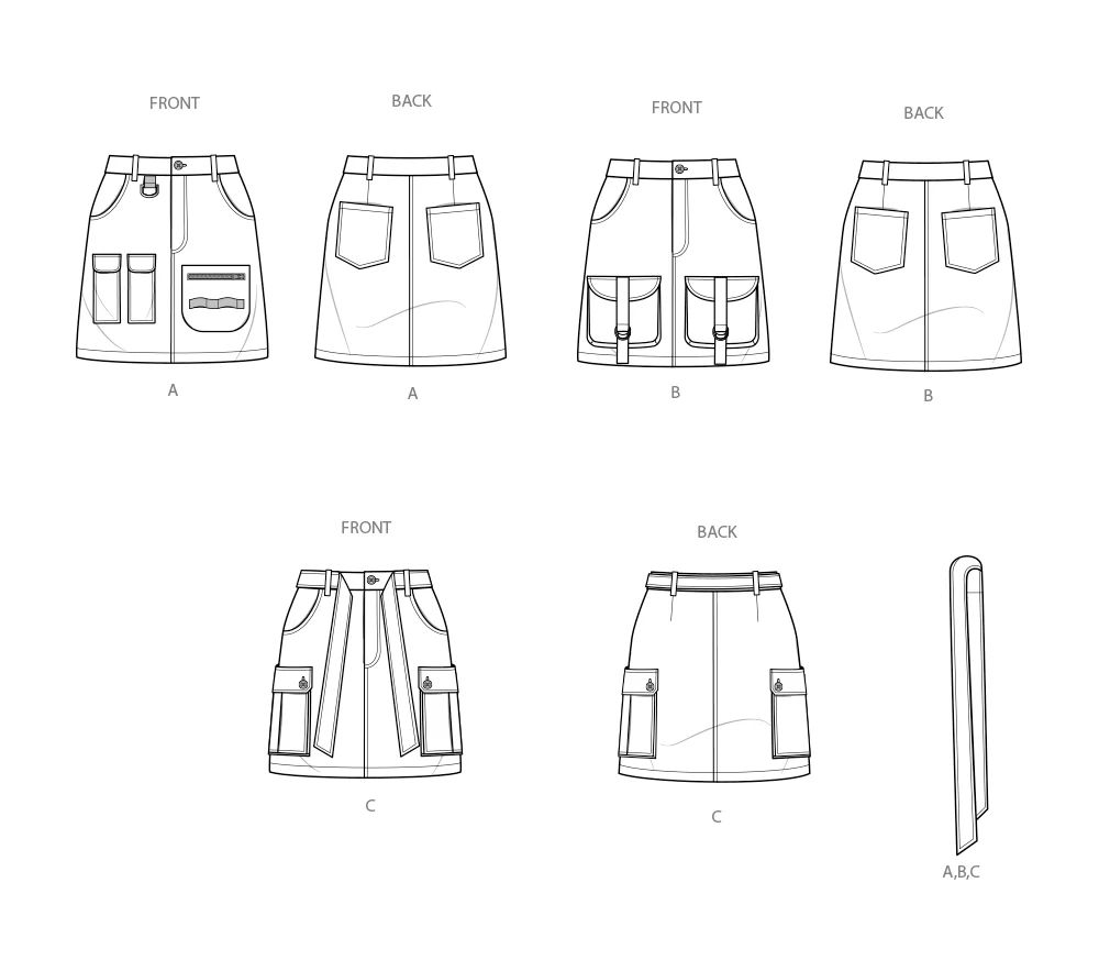 Simplicity Pattern S9924 Misses' Skirt Pants - Image 8