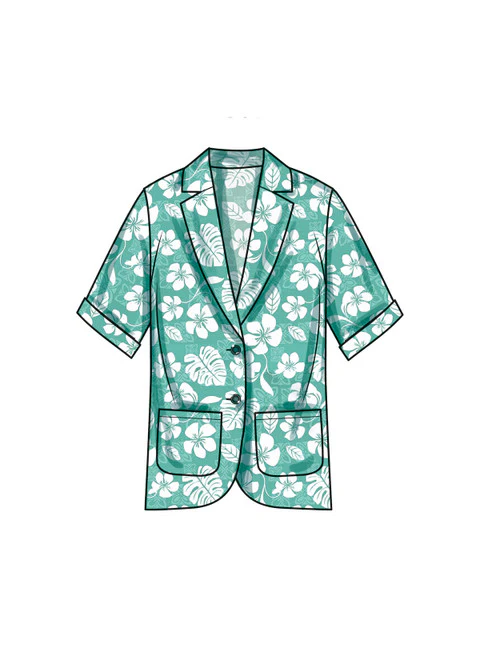 Simplicity Sewing Pattern S9930 Children's, Teens' and Adults' Blazers and Shorts - Image 8