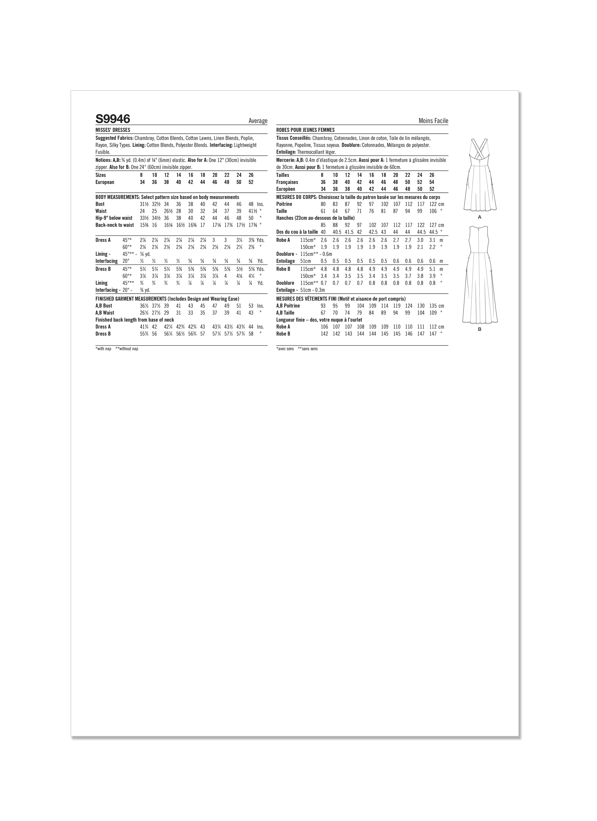 Simplicity Pattern 9946 Misses' Dress - Image 2