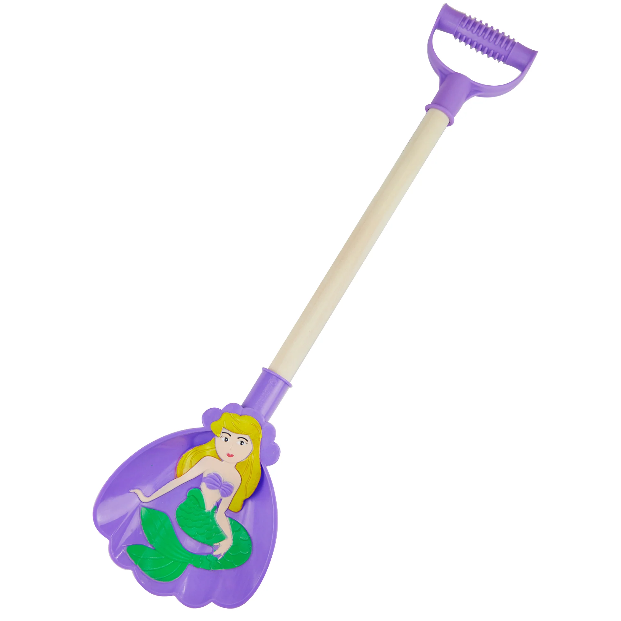 Beach Shovel With Wood Handle, Mermaid- Small - Image 6