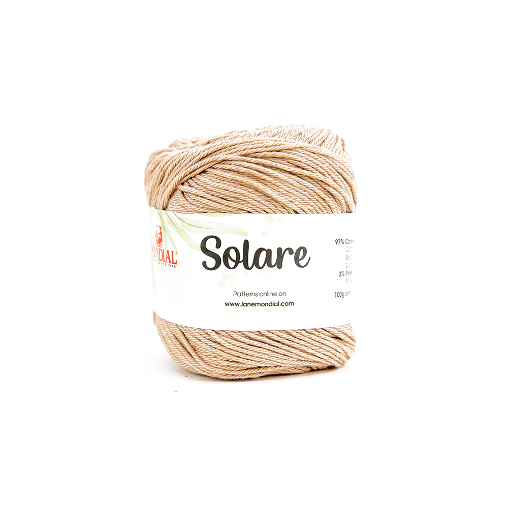 Solare Crochet & Knitting Yarn, 100g Egyptian Cotton Polyester Blend Yarn - Image 2