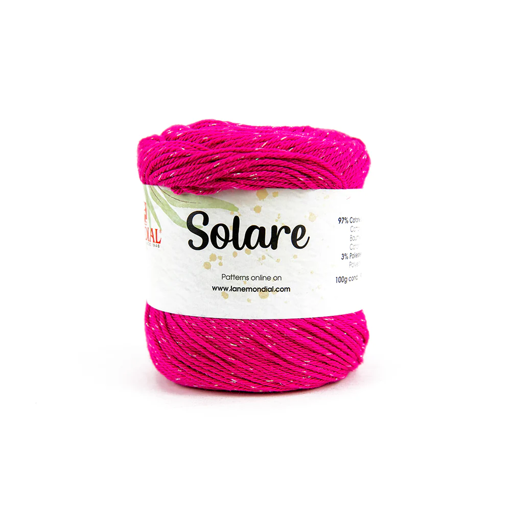 Solare Crochet & Knitting Yarn, 100g Egyptian Cotton Polyester Blend Yarn - Image 4
