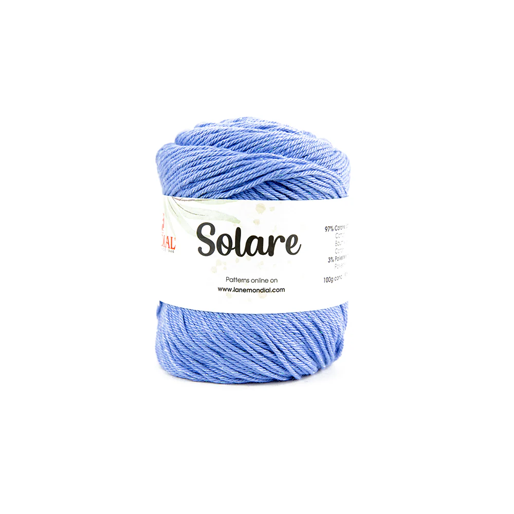 Solare Crochet & Knitting Yarn, 100g Egyptian Cotton Polyester Blend Yarn - Image 6