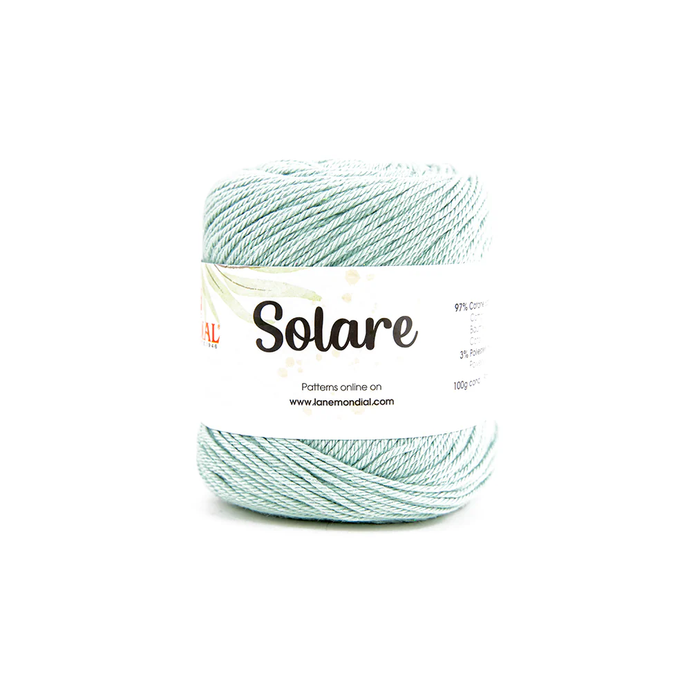 Solare Crochet & Knitting Yarn, 100g Egyptian Cotton Polyester Blend Yarn - Image 7