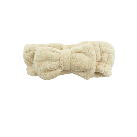 Spa Head Band, Cream- 20cmx8.5cm - Image 2