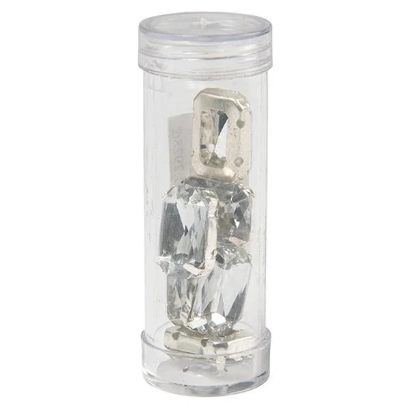 Sullivans Acrylic Rectangle Diamonte Beads - Image 3