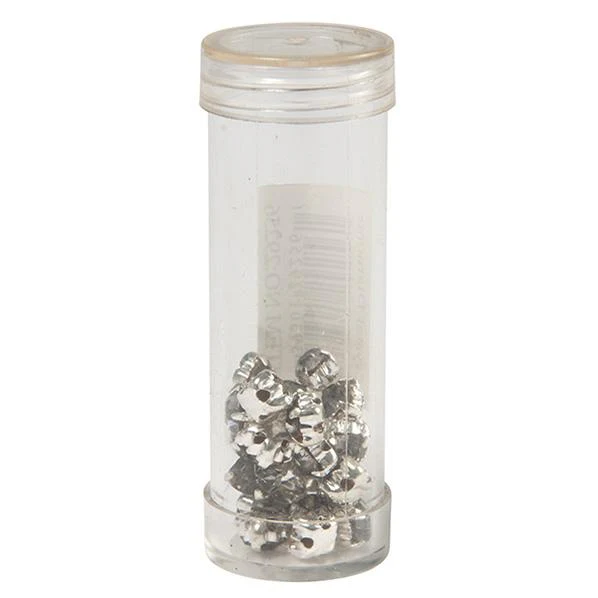 Sullivans Crystal Diamonte Beads, Black- 5x25mm