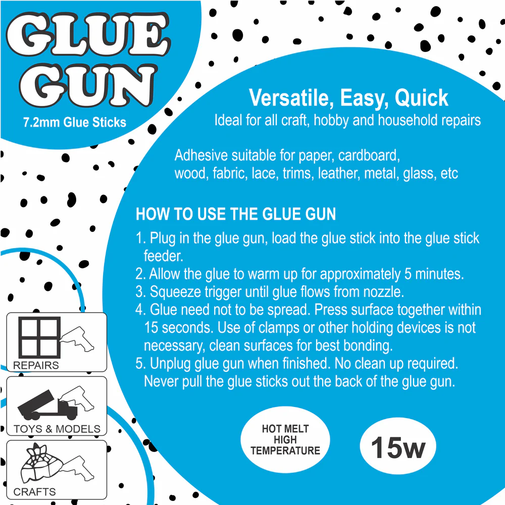 Sullivans Glue Gun, Small 15w - Image 3