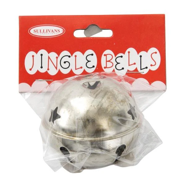 Sullivans Jingle Bells with Star, Silver- 50mm - Image 2