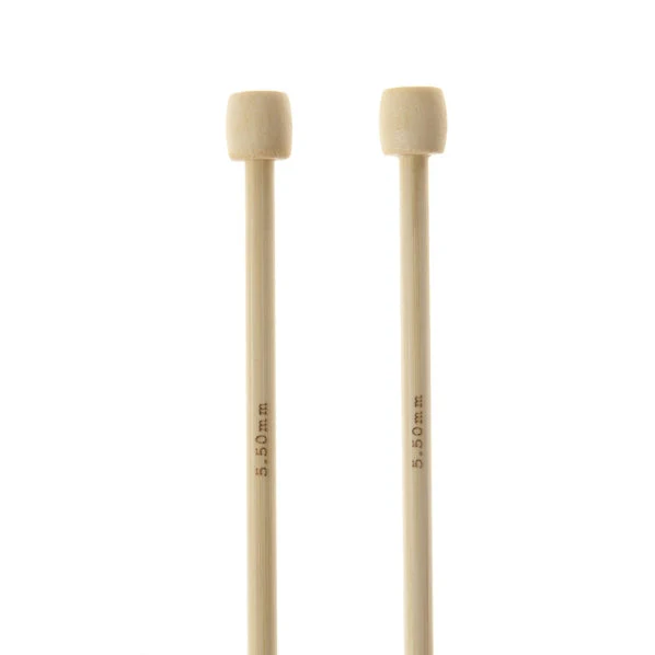 Bamboo Knitting Needles 25cm - Image 5